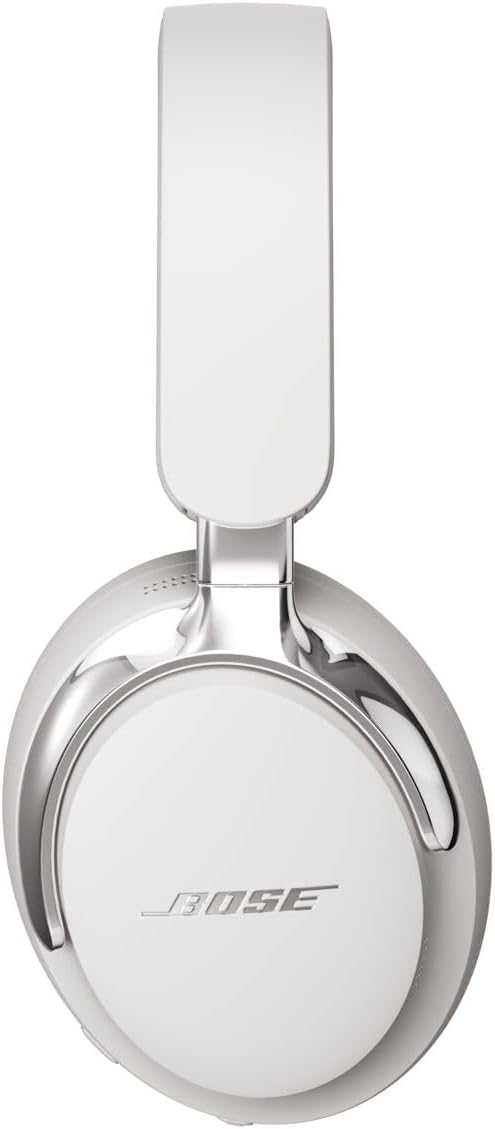 Bose QuietComfort Ultra Bluetooth Headphones (2nd Gen), Wireless Headphones with Spatial Audio, Over Ear Noise Cancelling with Mic, Up to 30 Hours of Play time, White Smoke