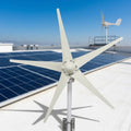 Wind Turbine Generator Kit, 1200W 5 Blade Wind Generators for Home, 12V 800RPM Power Kit with Controller, Windmill Generator for Solar&Wind System
