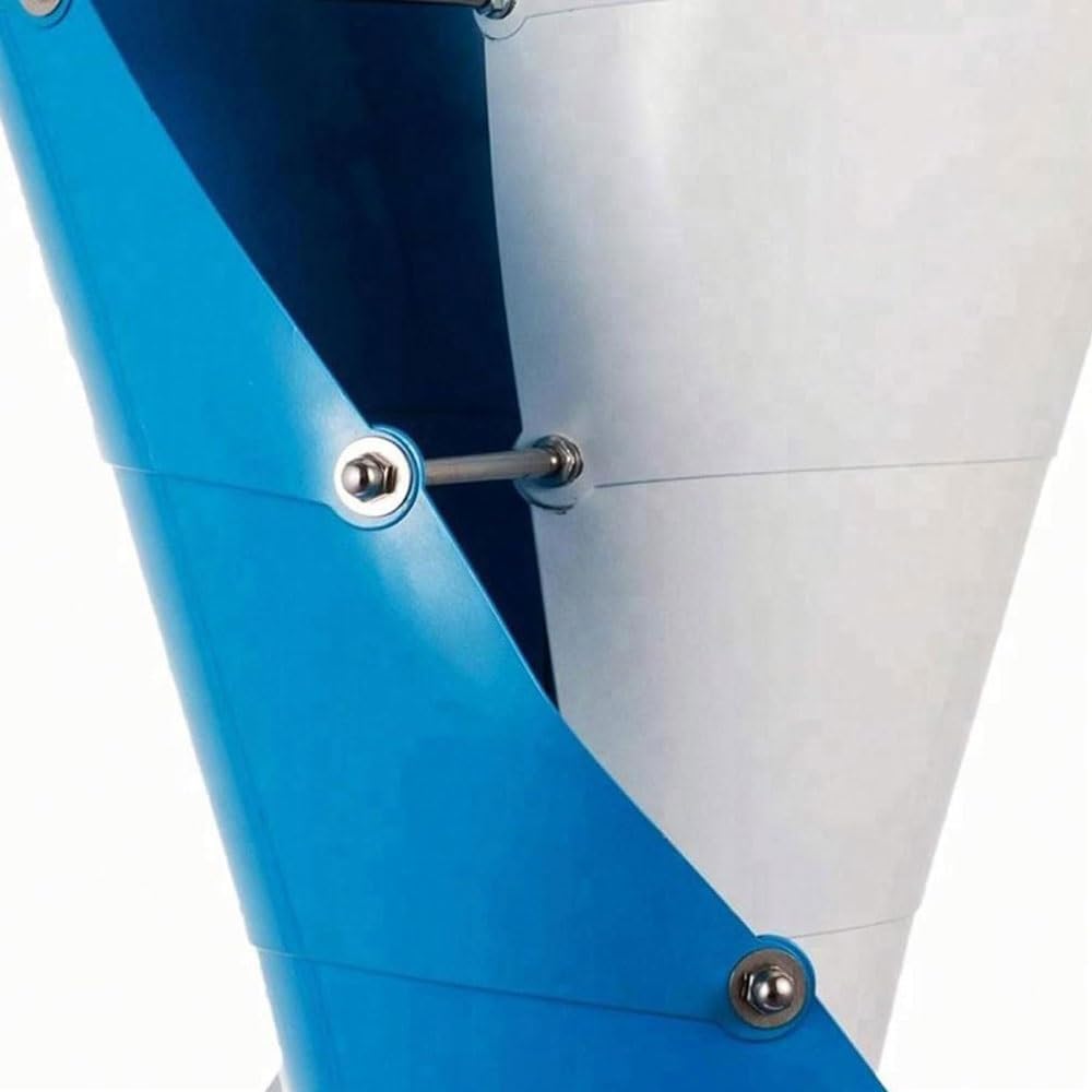 3000 Watt Wind Turbine Generator Kit, 3KW Windmill Generator, 24V 48V 96V Free Energy Generator, Vertical Axis Wind Power Generators for Home Use(24V)