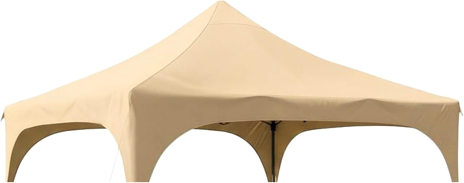 Garden Winds Reinforced Replacement Canopy Top Cover Compatible with The 2000024115, 2000035987 Coleman Instant 12' x 12' Pop Up Canopy - Classic Sand, Riplock 350