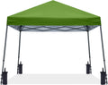 ABCCANOPY Stable Pop up Outdoor Canopy Tent 12 x 12 ft Base / 10 x 10 ft Top, Grass Green