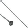 BRAUNY BOY - #12 x 10'- Extra Long Structural Lag Heavy Duty Construction Wood Screw – Galvanized Corrosion Resistant Coating Exterior Timber, Landscape - Easy Flange HEX Head Drive - Qty (250)