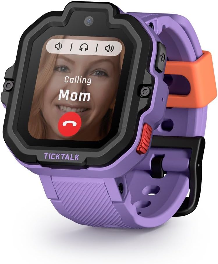TickTalk5 Smart Watch for Kids with GPS Tracker, Video Calling, Texting, and Parental App, 4G Smartwatch with Free Music, Phone Calls, and Reminders for Kids Ages 3-12