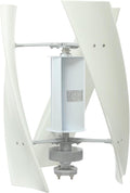 Wind Generator, 500W 12V 3 Blade Vertical Wind Turbine Generator Vertical Axis Wind Turbine Vertical Wind Generators Kit Wind Power Generators w/Auxiliary Wind Wheel for Home, Business, Ships