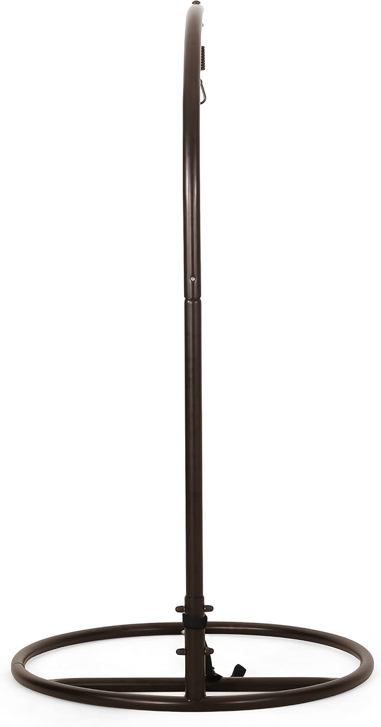 Christopher Knight Home Briggs Indoor/Outdoor Hanging Chair Stand Only - Brown