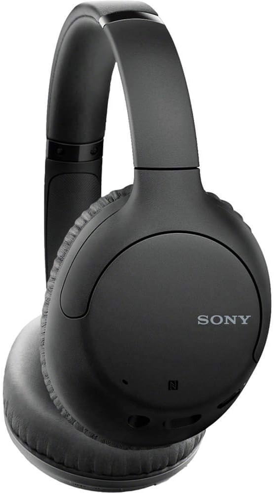 Sony Noise Cancelling Headphones WHCH710N: Wireless Bluetooth Over the Ear Headset with Mic for Phone-Call, Black