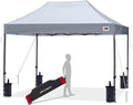 ABCCANOPY Patio Pop Up Canopy Tent 8x12 Commercial-Series (Gray)