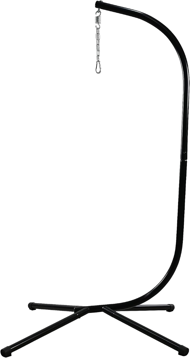 Hammock Stand Heavy Duty Steel - Outdoor Indoor Universal Haning Stand Only for Hammock Chairs, Sensory Swings & Egg Chairs,Supports Up to 350 lbs