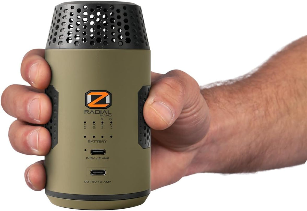 ScentLok OZ Radial Nano, Portable Ozone Generator (Olive)