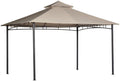 Garden Winds Replacement Canopy for The 10 x 12 Roof Style House Gazebo - Standard 350 - Beige