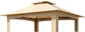 Garden Winds Reinforced Replacement Canopy Top Cover Compatible with The ABCCANOPY, MasterCanopy, and Cooshade 13' x 13' Portable Pop Up Gazebo - Classic Sand, Riplock 350