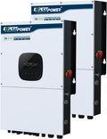 2 Pack ExpertPower 10KW 48V - 120V/ 240V/ 208V Hybrid Solar Inverter | 12KW Solar Input, 10KW AC Output | Max. 60KW in Parallel | UL1741 | Built-in WiFi | Home, Cabin, Off-Grid, Grid-Tie Solar System
