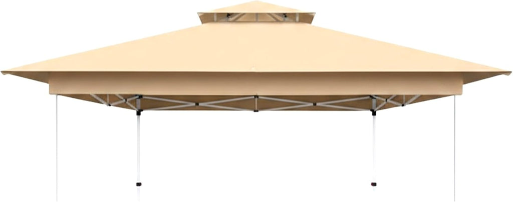 Garden Winds Reinforced Replacement Canopy Top Cover Compatible with The CNP22036 Outfine 12' x 12' Pop Up Gazebo - Classic Sand, Riplock 350