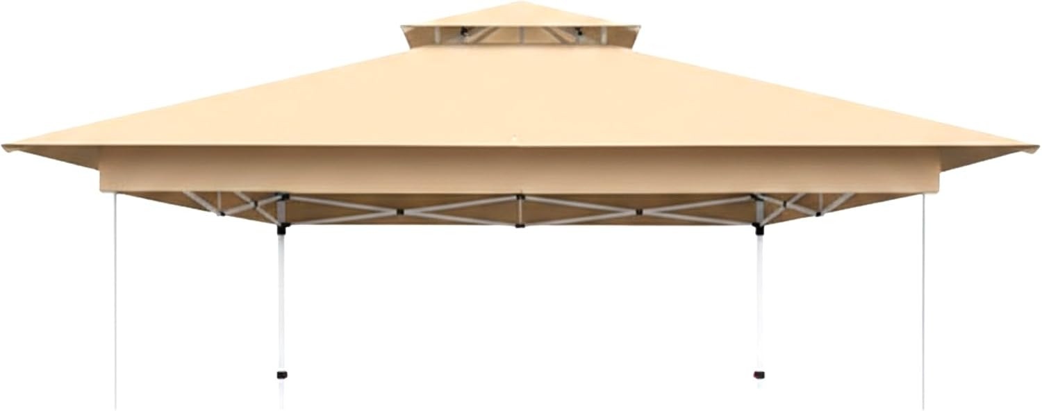 Garden Winds Reinforced Replacement Canopy Top Cover Compatible with The CNP22036 Outfine 12' x 12' Pop Up Gazebo - Classic Sand, Riplock 350