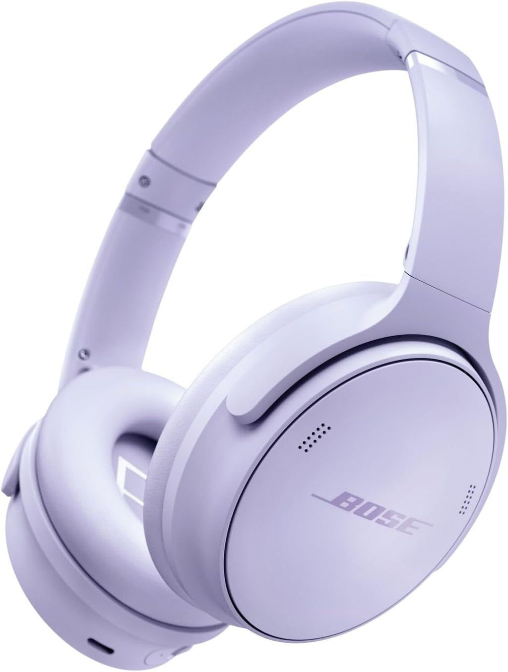 Bose QuietComfort Wireless Noise Cancelling Headphones, Bluetooth Over Ear Headphones with Up to 24 Hours of Battery Life, Chilled Lilac - Limited Edition Color (Renewed)