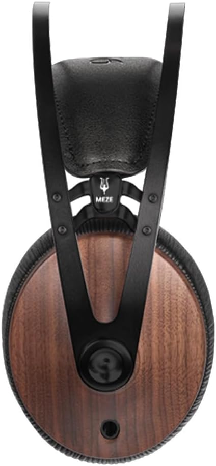 Meze 99 Classics Wired Wooden Closed Back Over Ear Headphones with Microphone (Walnut/Black)