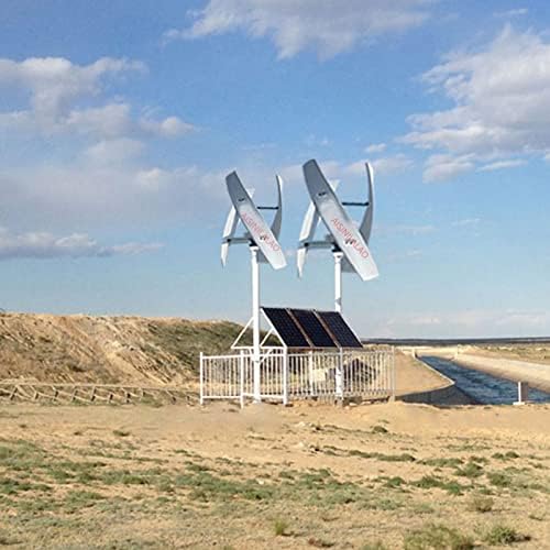 9000W Vertical Wind Turbine Generator 12V/24V/48V - Noiseless Roof-Mounted Free Energy System with Controller for Household Energy (220V) - Eco-Friendly Power Solution