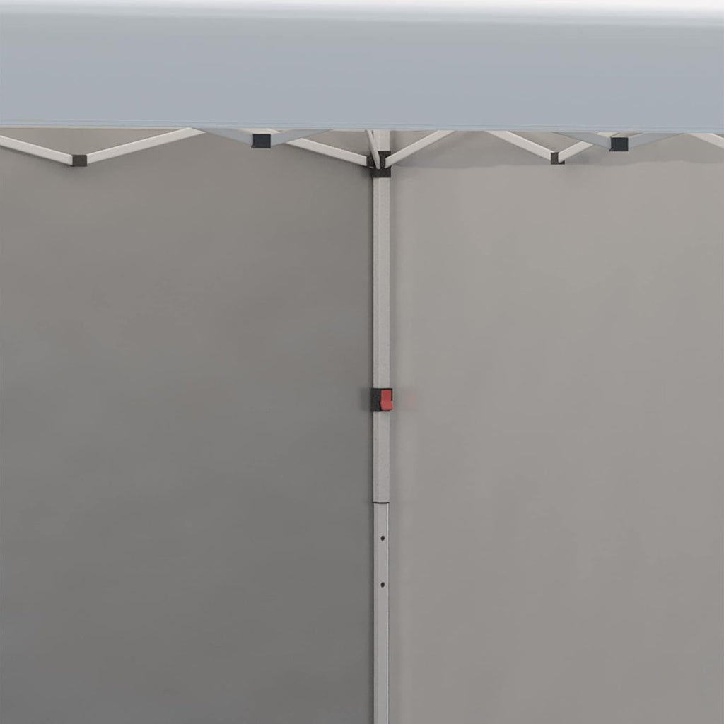 Outsunny 10' x 10' Pop Up Canopy Tent with 3 Sidewalls, Leg Weight Bags and Carry Bag, Height Adjustable, Instant Party Tent Event Shelter Gazebo for Garden, Patio, Cream