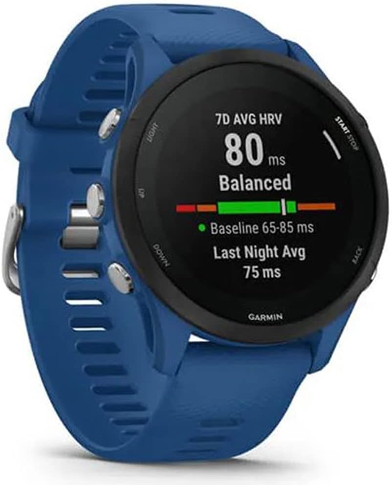 Garmin 010-02641-01 Forerunner 255 GPS Smartwatch Tidal Blue | Official USA Partner Model | Bundle with 2 YR CPS Enhanced Protection Pack
