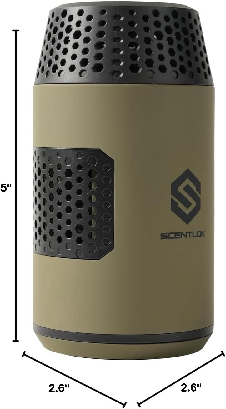 ScentLok OZ Radial Nano, Portable Ozone Generator (Olive)