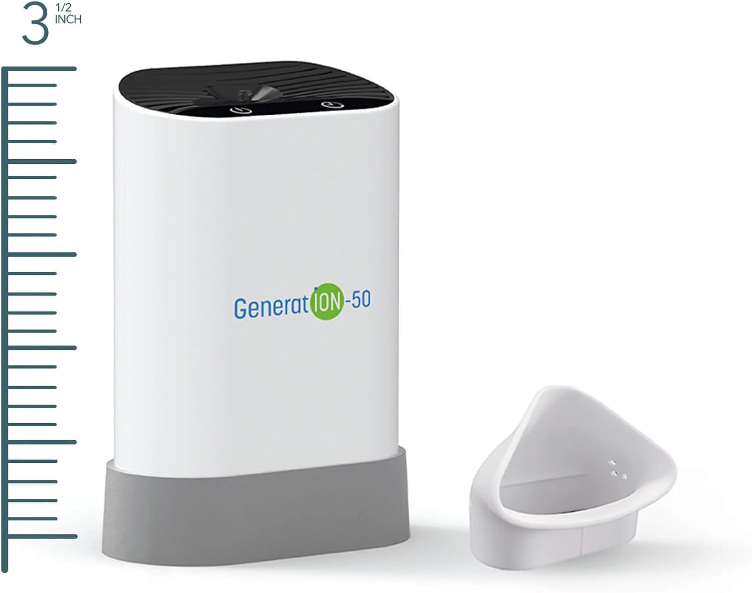 HealthyLine Generation 50 Negative Ion Generator - Small Personal Air Ionizer with Highest (50 million negative ions/cc) Output - Ozone Free, Filterless Mobile Travel - Rechargeable