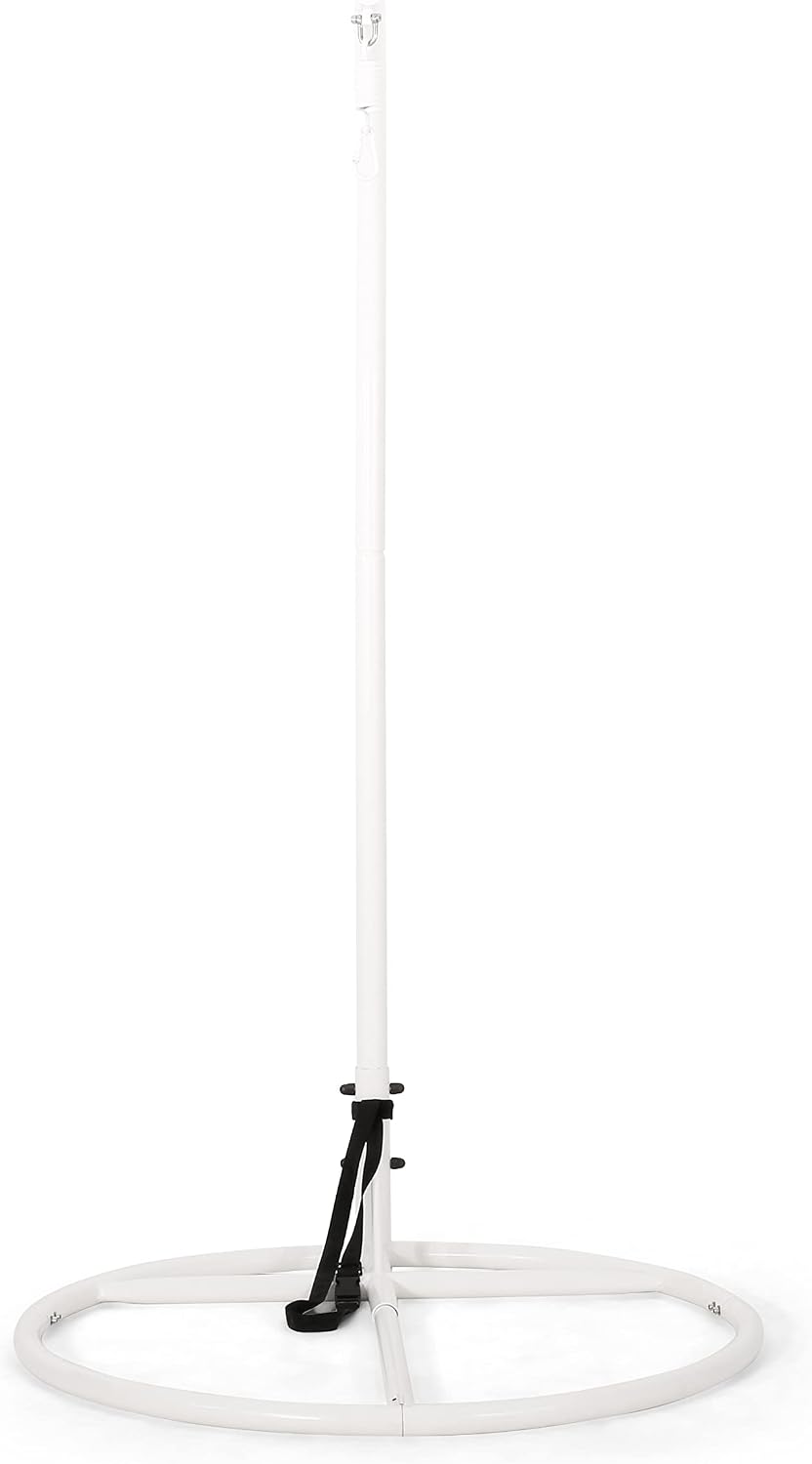 Christopher Knight Home Briggs Indoor/Outdoor Hanging Chair Stand Only - White