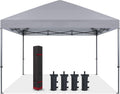 COOSHADE Durable Easy Pop Up Canopy Tent 12x12Ft(Gray)