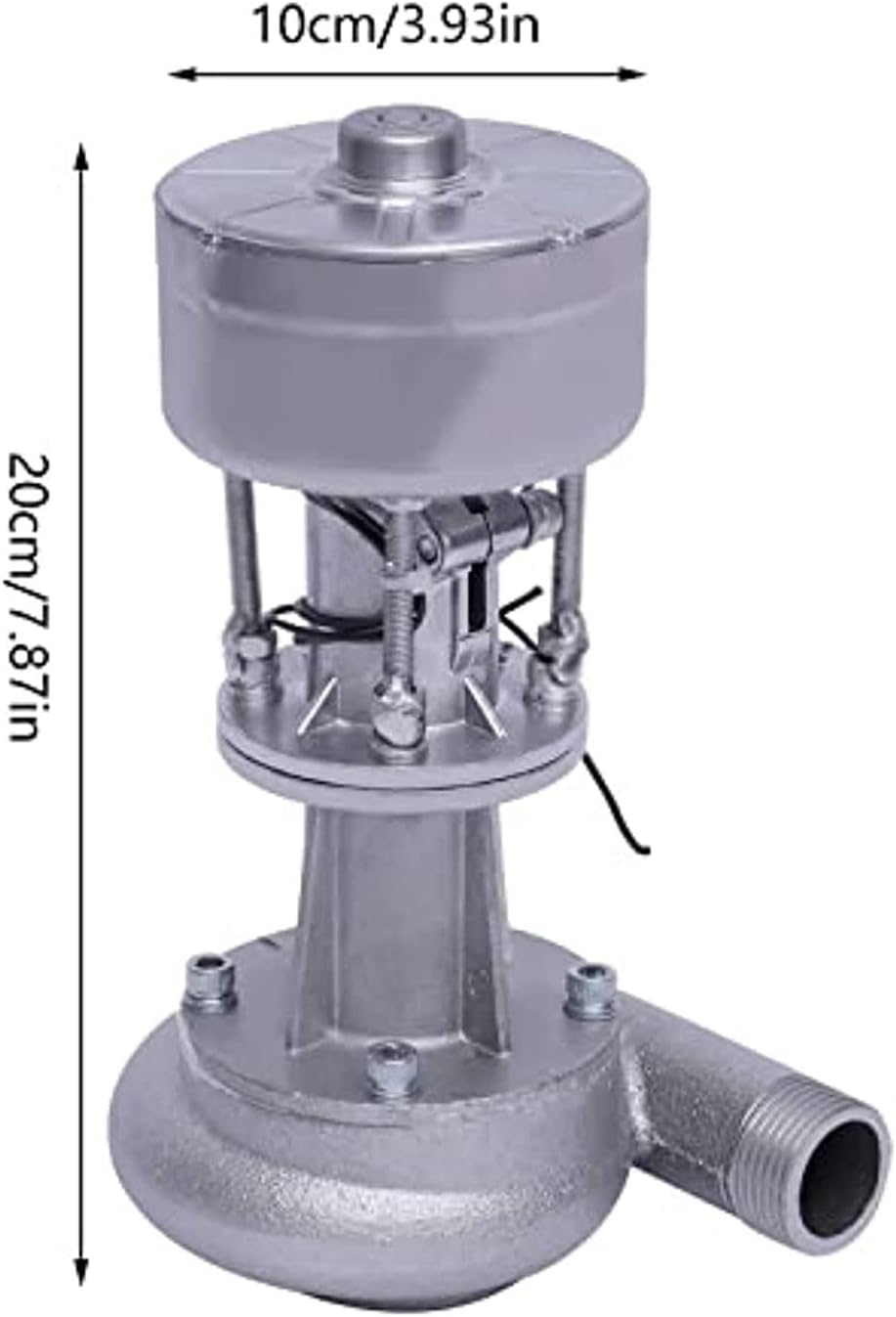 Micro Hydro Generator, 500W 110V, Silver, Lightweight, Portable, Water Flow Generator for Home Use