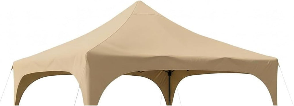 Garden Winds Reinforced RipLock 350 Replacement Canopy Top Cover Compatible with Coleman Instant 12' x 12' Canopy Model 2000024115, 2000035987 - Beige