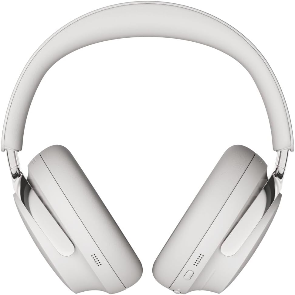 Bose QuietComfort Ultra Bluetooth Headphones (2nd Gen), Wireless Headphones with Spatial Audio, Over Ear Noise Cancelling with Mic, Up to 30 Hours of Play time, White Smoke