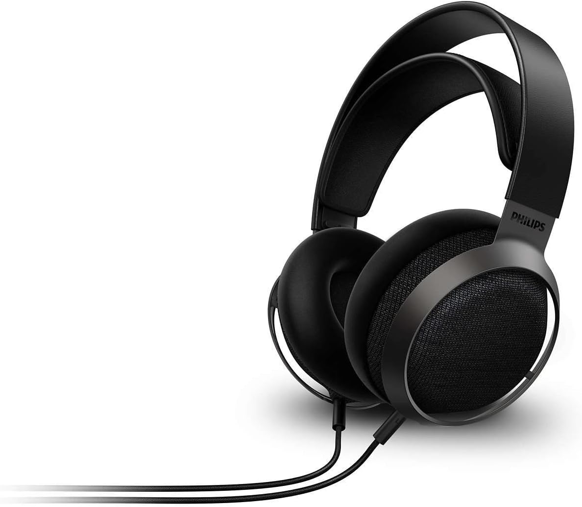 Philips Fidelio X3 Professional Studio Monitor Headphones for Recording & Mixing Wired Over The Ear Open-Back Headphones, Multi-Layer 50mm Diaphragms, Hi-Res Music Studio Headset, Premium Finishing