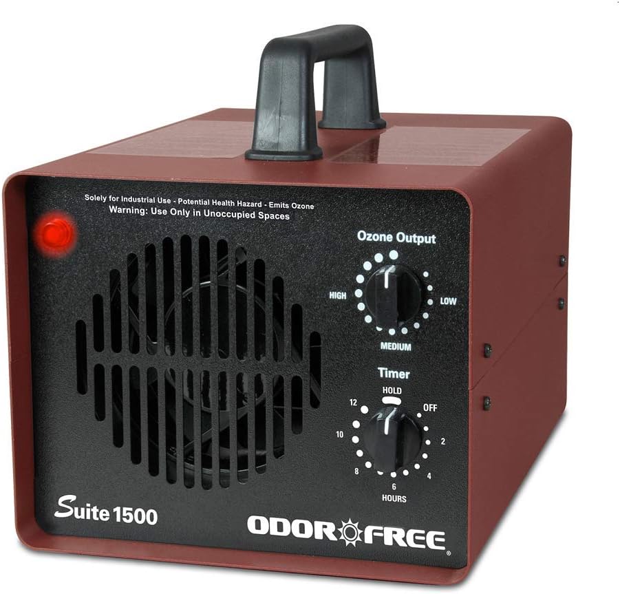 OdorFree Suite 1500 Ozone Machine Odor Removal for Eliminating Smells from Small Apartments, Hotels, Vehicles and Boats - Ozone Generator