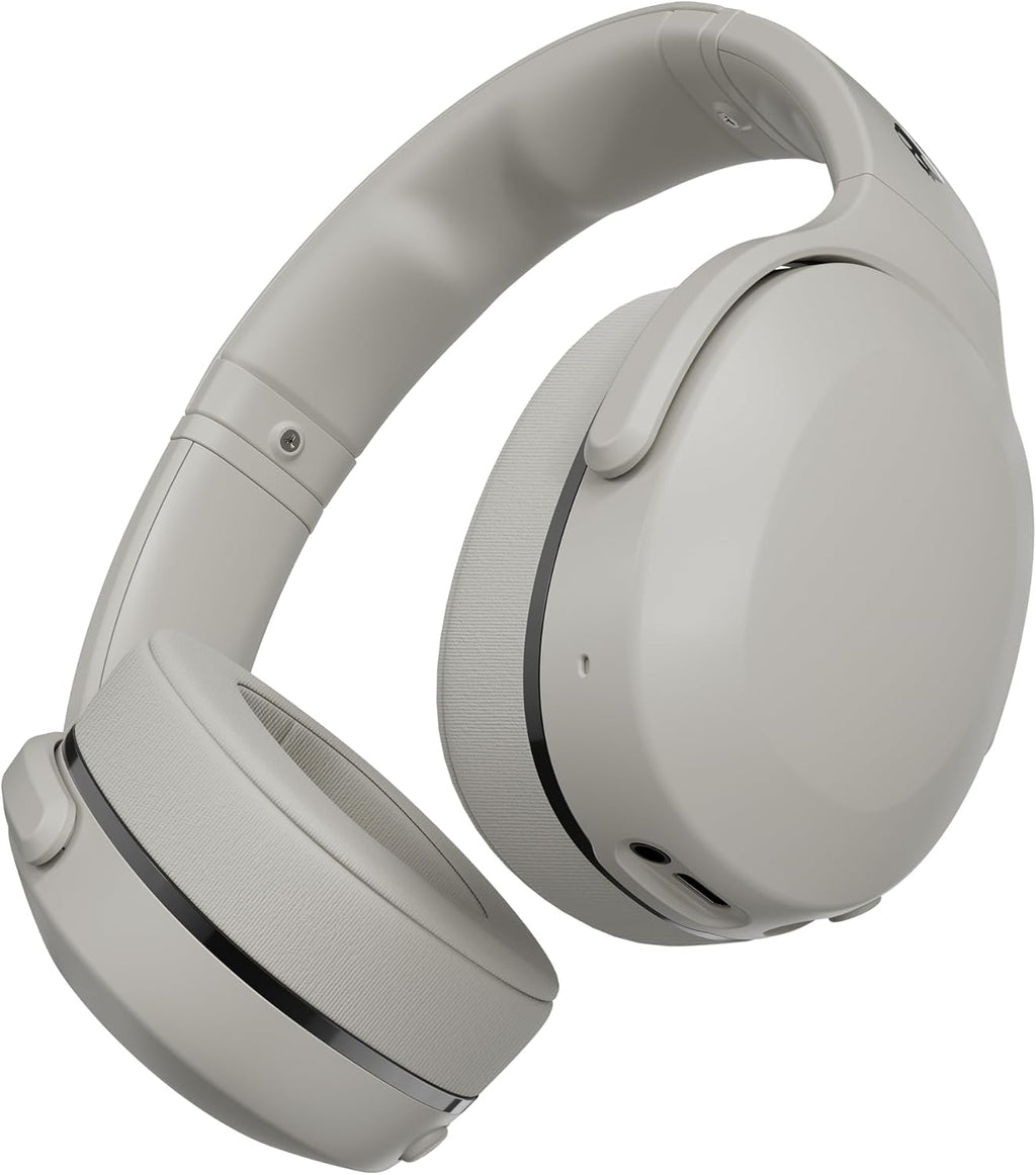 Skullcandy Crusher 540 Active Wireless Bluetooth Headphones with Multi-Sensory Bass, Noise Isolating Over-Ear Fit, Sweat and Water Resistant, 40 Hours Battery, Microphone for iPhone Android - Concrete