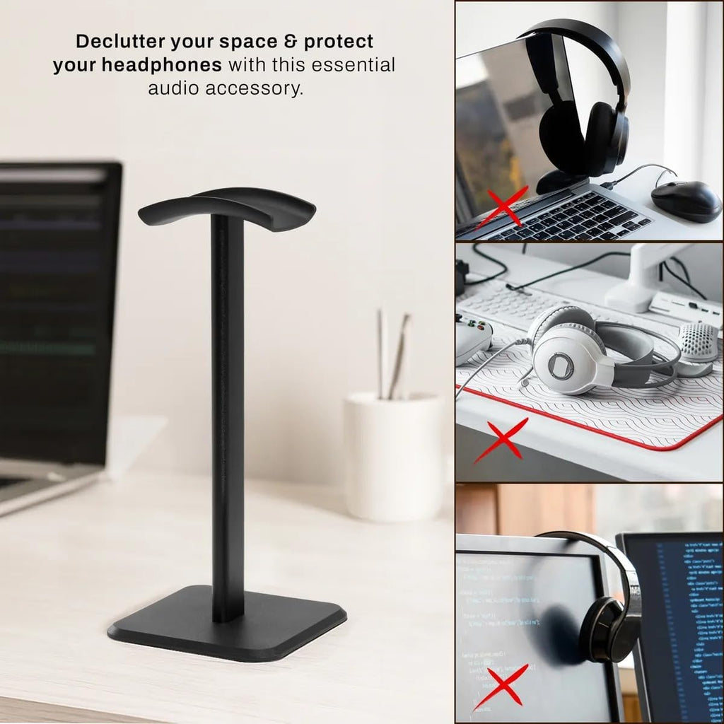 Bose QuietComfort Headphones - Wireless Bluetooth Headphones, Active Over Ear Noise Cancelling and Mic, Deep Bass Bundle + Desktop Headphone Stand + Green Extreme Dual Wall Charger (Blue Dusk)