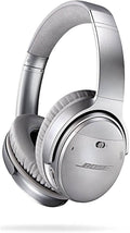 Bose QuietComfort 35 II Noise Cancelling Bluetooth Headphones— Wireless, Over Ear Headphones with Built in Microphone and Alexa Voice Control, Silver