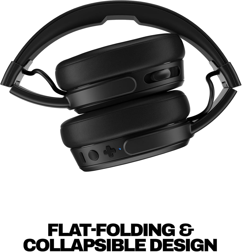 Skullcandy Crusher Wireless Bluetooth Headphones with Multi-Sensory Bass, Noise Isolating Over-Ear Fit, Up to 50 Hours Battery, Microphone for iPhone Android