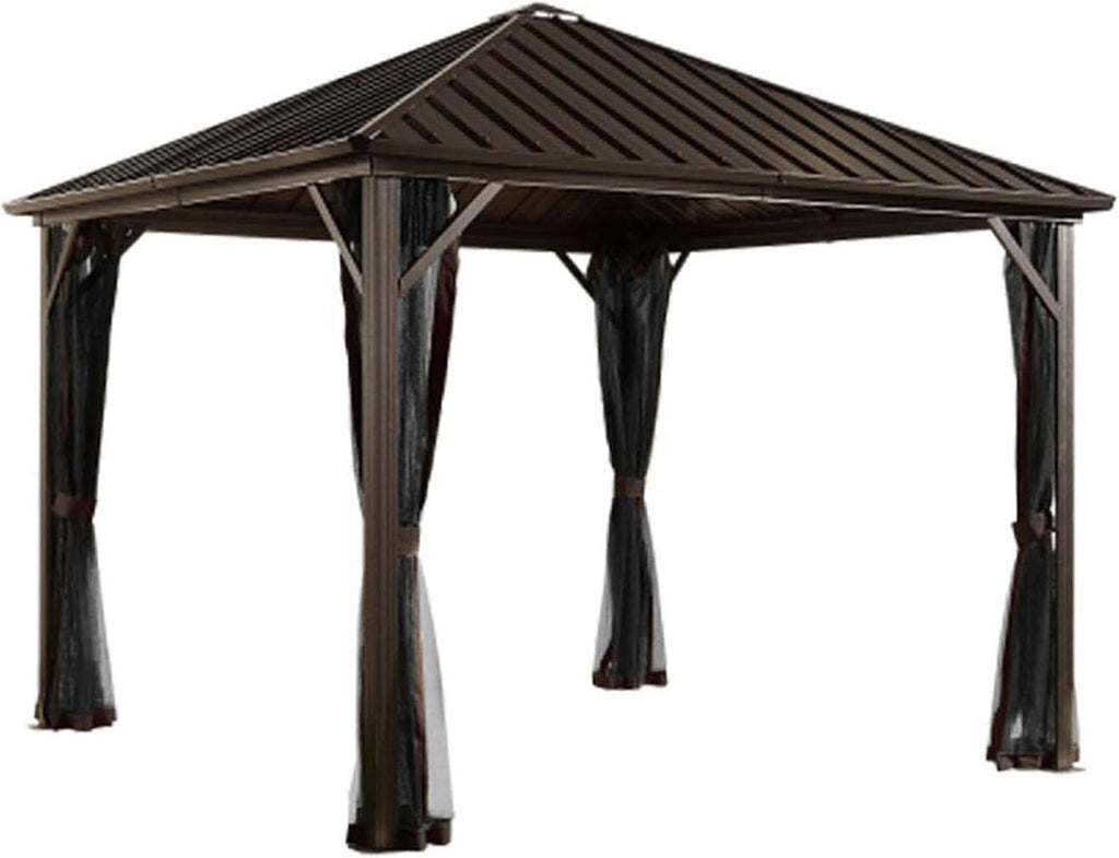 Sojag Outdoor 10' x 10' Dakota Hardtop Gazebo Outdoor Sun Shelter