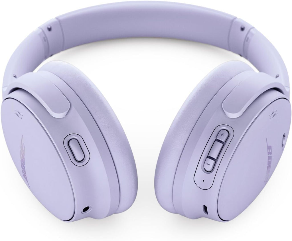 Bose QuietComfort Wireless Noise Cancelling Headphones, Bluetooth Over Ear Headphones with Up to 24 Hours of Battery Life, Chilled Lilac - Limited Edition Color (Renewed)