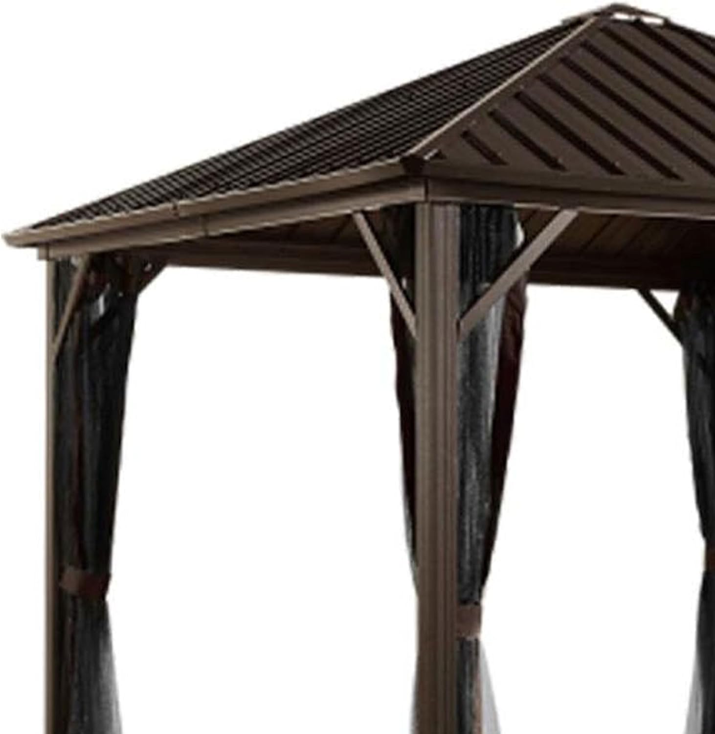Sojag Outdoor 10' x 10' Dakota Hardtop Gazebo Outdoor Sun Shelter