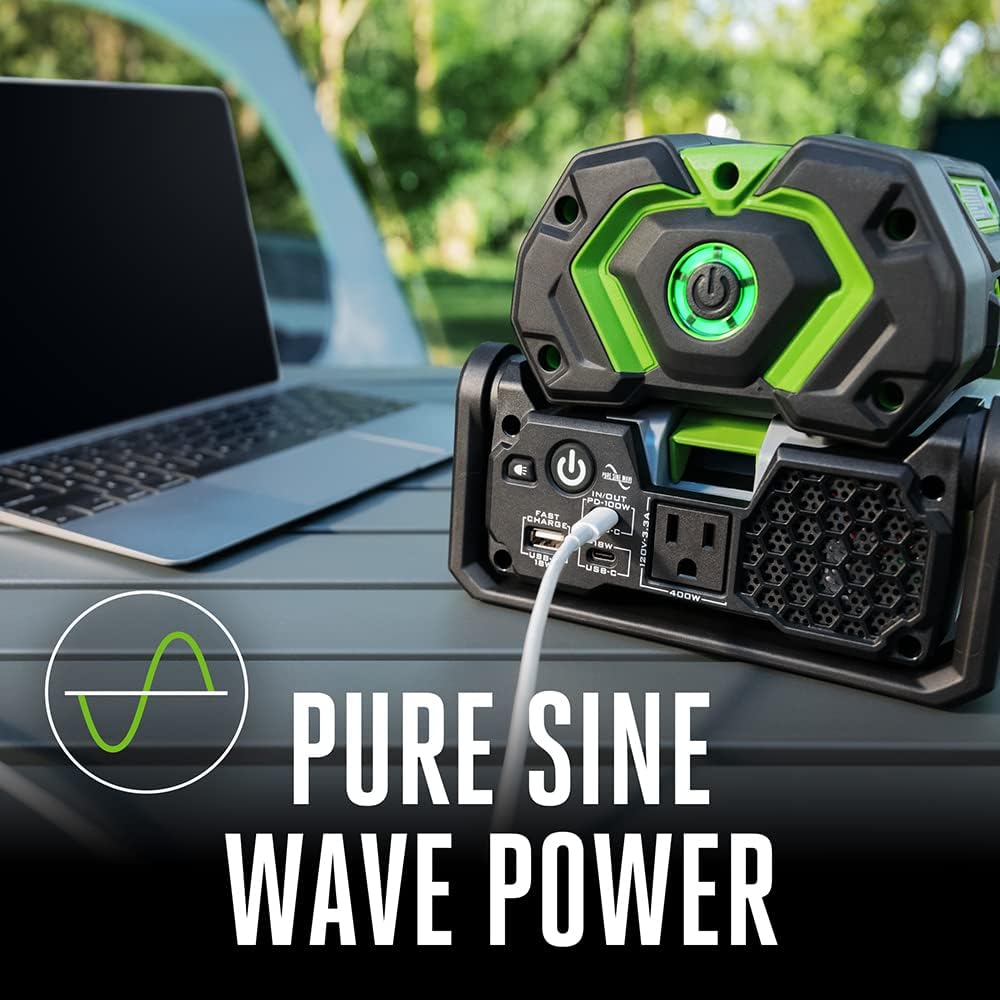 EGO Power+ Portable Inverter, 400W, Power Inverter Generator, Quiet. Includes 56V 4.0Ah Battery and Charger - PAD5003