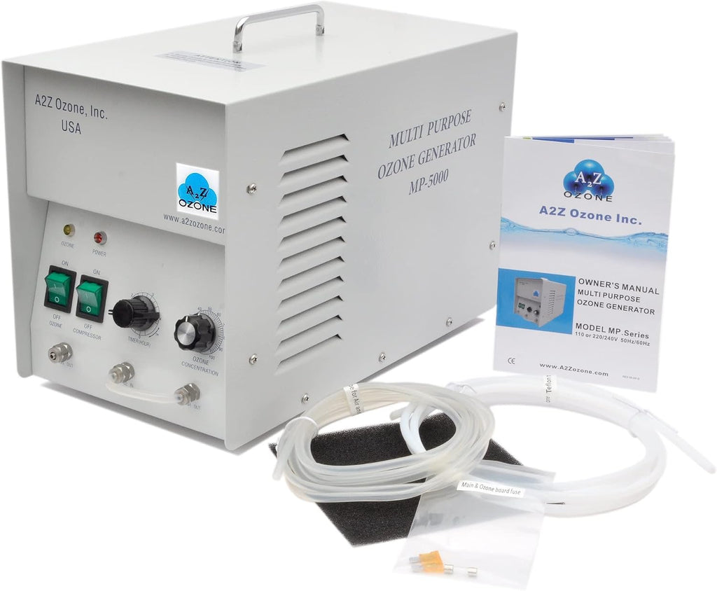 MP - 5000 Ozone Generator, Adjustable Timer, Ozonator treatment, for Water Use with optional oxygen hookup, up to 5000mg/hr,
