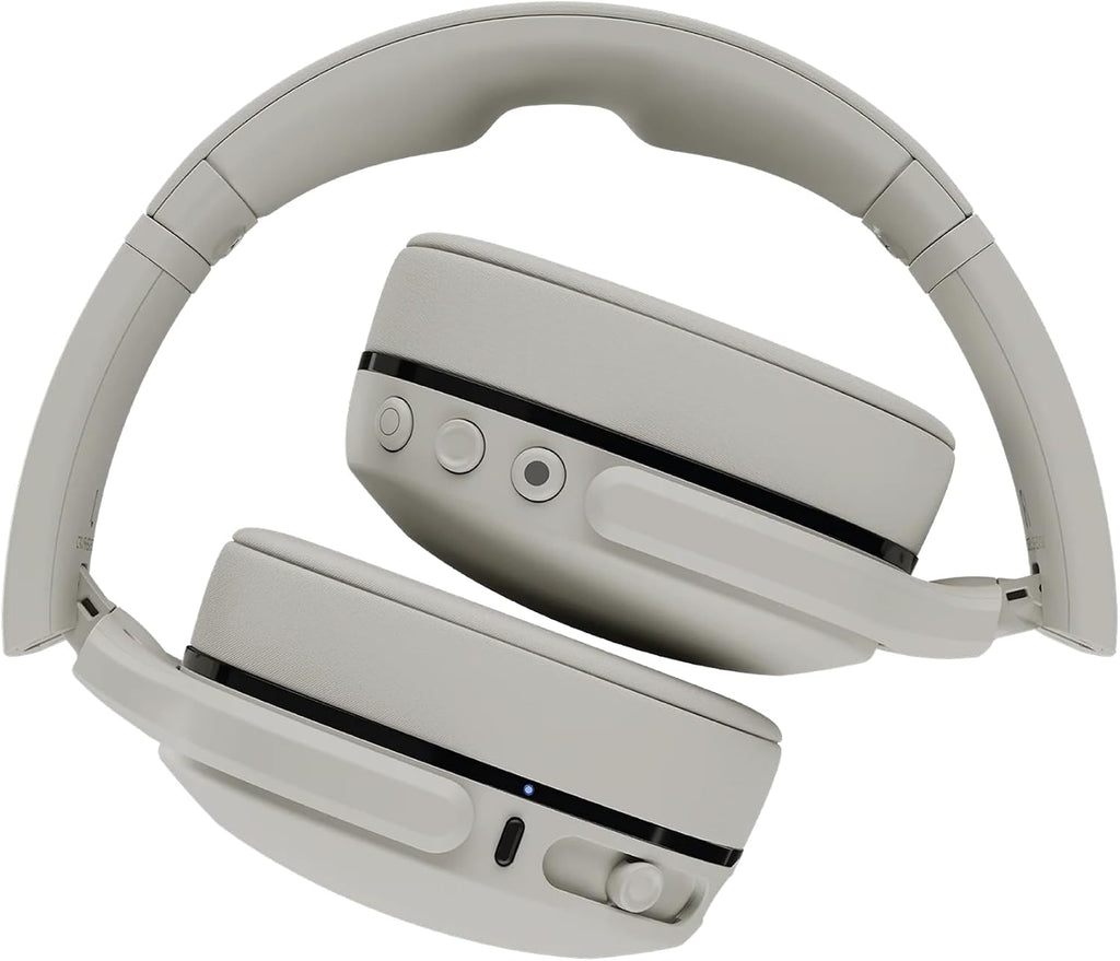 Skullcandy Crusher 540 Active Wireless Bluetooth Headphones with Multi-Sensory Bass, Noise Isolating Over-Ear Fit, Sweat and Water Resistant, 40 Hours Battery, Microphone for iPhone Android - Concrete