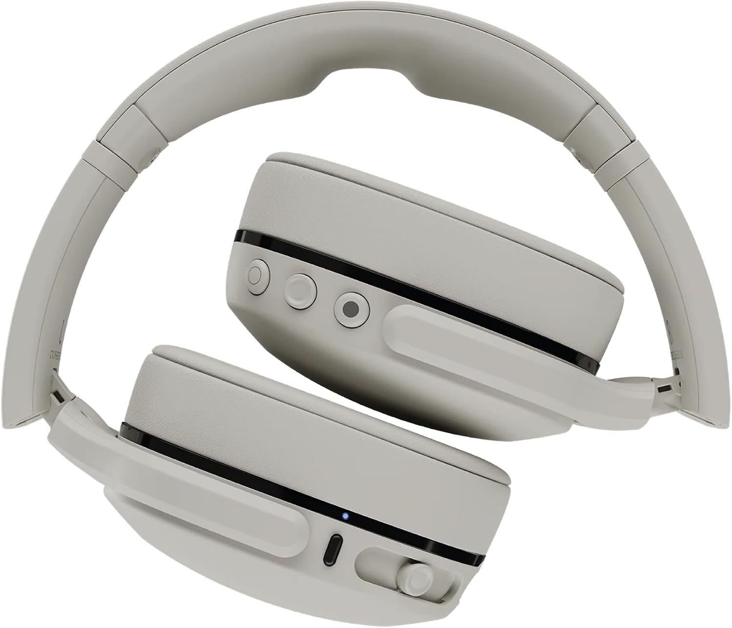 Skullcandy Crusher 540 Active Wireless Bluetooth Headphones with Multi-Sensory Bass, Noise Isolating Over-Ear Fit, Sweat and Water Resistant, 40 Hours Battery, Microphone for iPhone Android - Concrete
