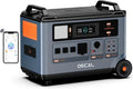 OSCAL Portable Power Station 3600Wh PowerMax 6000, Expandable to 57.6kWh, 120V/240V AC Outlets, 6000W(9000W Peak),1.96H Fast Charge, Solar Generator for Home Use, Power Outage, Camping RV Emergency