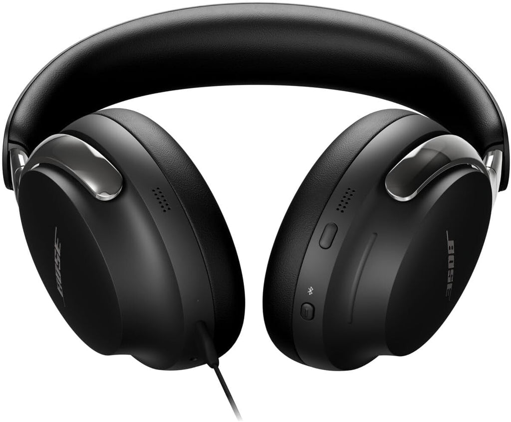 Bose QuietComfort Ultra Bluetooth Headphones (2nd Gen), Wireless Headphones with Spatial Audio, Over Ear Noise Cancelling with Mic, Up to 30 Hours of Play time, Black