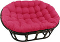 ZTGL C,1 pc 170x120cm, Large Water Proof Papasan Chair Cushion, Thicken Indoor Outdoor Rocking Chair Cushion, Rattan Hanging Basket Cushion, 2 Person Egg Nest Replacement Pad