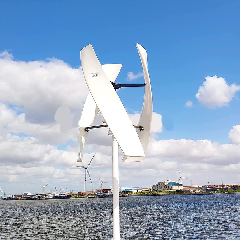 10000W Vertical Maglev Wind Turbine Generator Kit, 110V/220V 3 Blades with MPPT Controller Off Grid Inverter System for Home Use