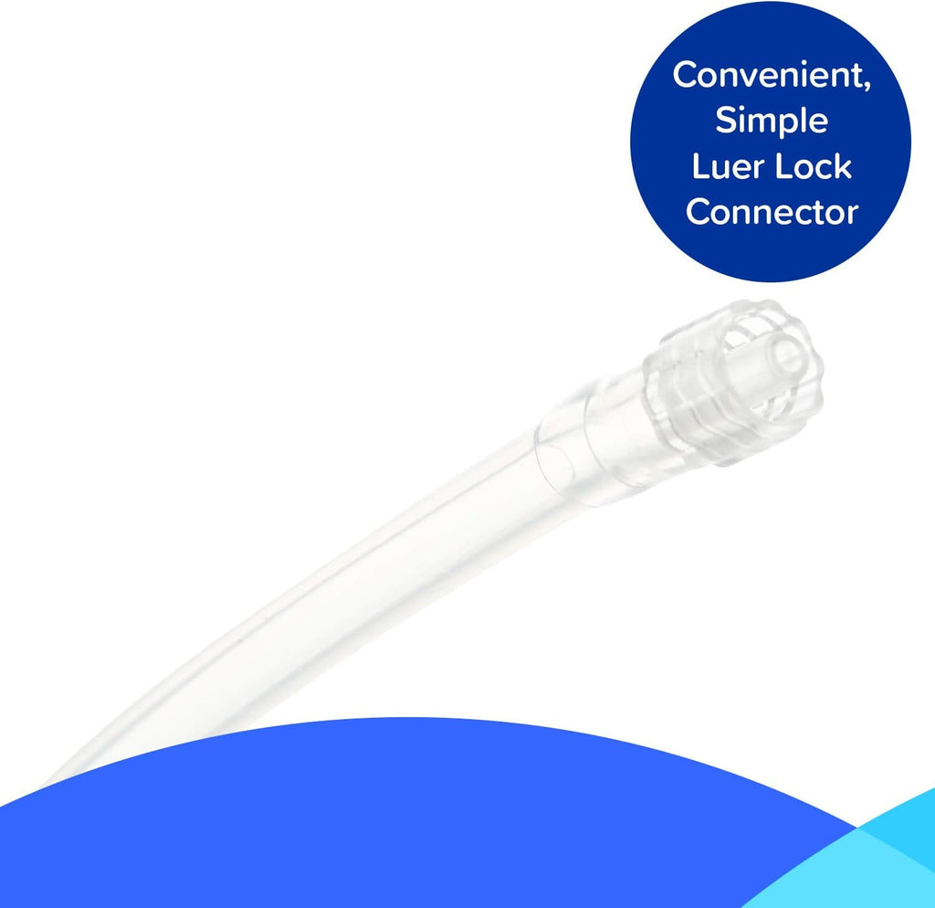 25-Piece Ozone Therapy Set - Ozone-Resistant Luer Lock Applicators (20 Pack), Earscope, Syringe, & 3-Chambered Insufflation Bag (3 Pack) - Compatible with Ozone Generator or Female Luer Lock