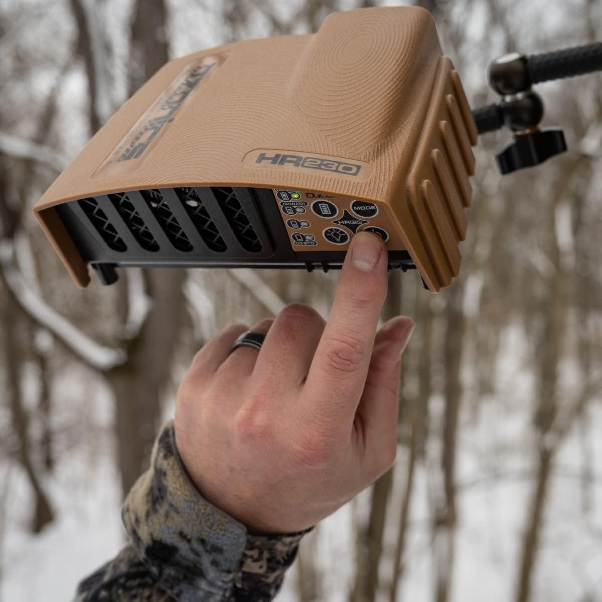 Ozonics HR230 Scent Eliminator | Ozone Generator for Hunting - Advanced Odor Control for Blinds, Stands - Includes Rechargeable Battery & Tree Mounting System - 'Half a Million Hunters Can't Be Wrong'