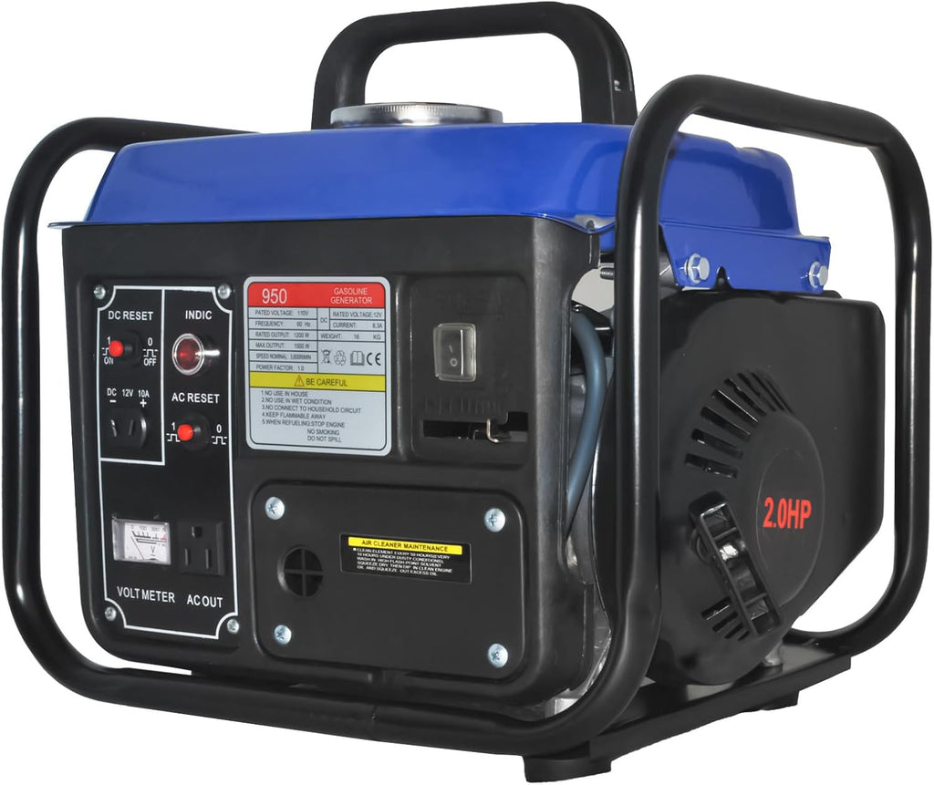1200W Gas Powered Generator Energy, Small Portable Generator for Home Outdoor Power Equipment Use Camping Ultralight Lightweight, EPA Compliant